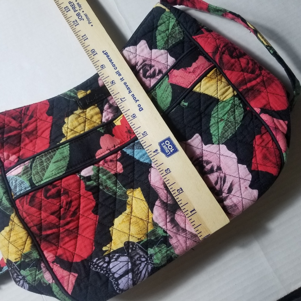 VERA BRADLEY HAVANA ROSE PATTERN CROSSBODY PURSE - Picture 7 of 16